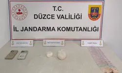 Düzce'de 405 gram metamfetamin ele geçirildi