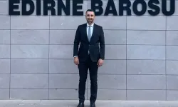 Edirne Barosu'nda Av. Taner Balta Başkan Vekili oldu