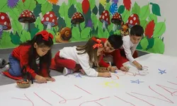 Eskişehirli çocuklar Cumhuriyet coşkusunu sanatla yaşadı