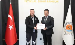 Samsun'da kahraman personele anlamlı teşekkür