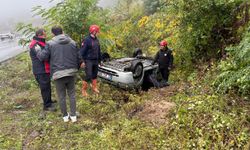 ZONGULDAK-EREĞLİ YOLUNDA KAZA 3 YARALI