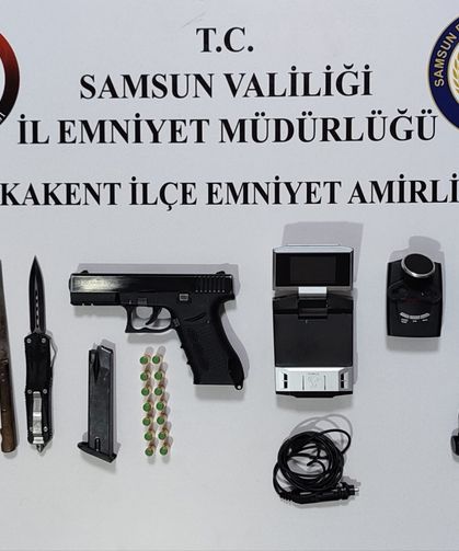 Samsun'da 6 kişi hakkında çeşitli suçlardan işlem yapıldı