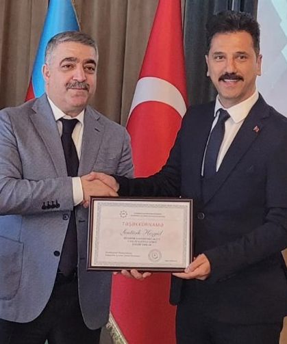 Azerbaycan Cumhuriyeti Diaspora Bakanlığı'ndan Başkan Hoşgül'e teşekkür