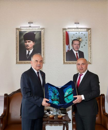Azerbaycan Kars Başkonsolosu Guliyev'den Ordu Valisi Erol'a ziyaret