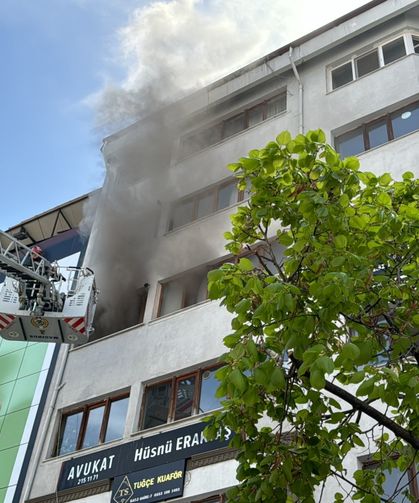 Bolu'da öğrencilerin kaldığı dairede çıkan yangın söndürüldü