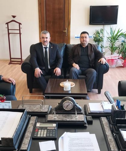 Gümüşhacıköy TSO Başkanı Koca'dan, Hamamözü Belediye Başkanı Demir'e ziyaret