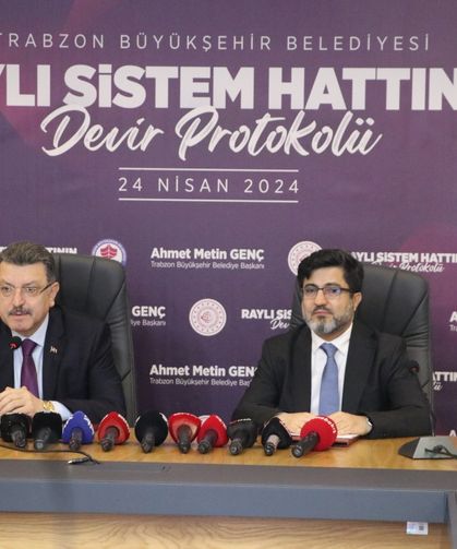 Trabzon'da "Hafif Raylı Sistem Projesi"nin protokolü imzalandı