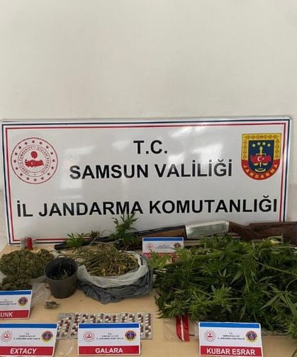 Samsun'da uyuşturucu operasyonunda bir şüpheli tutuklandı