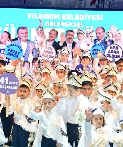 Bursa Yıldırım’da 600 çocuk için klasik araçlı sünnet şöleni