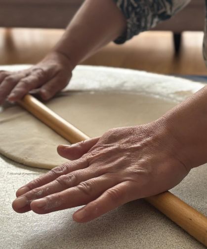 Çorum'da ev hanımları ramazana imece usulü hazırlanıyor