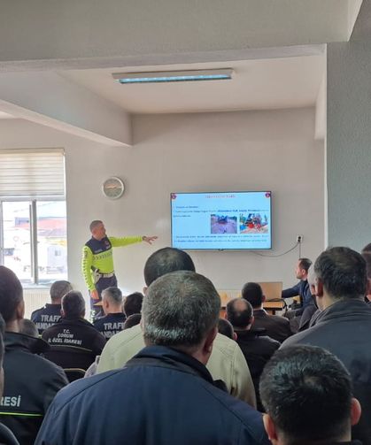 Çorum'da trafik eğitim semineri düzenlendi