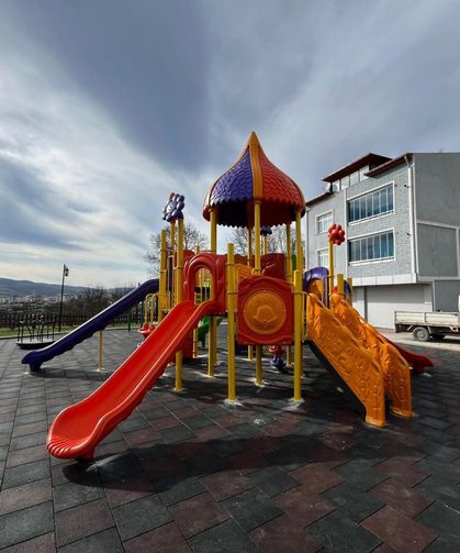 Kavak'ta Atatürk Parkı belediye tarafından yenilendi