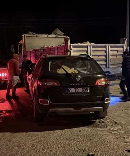 Samsun'da kamyonla çarpışan cipteki 2 kişi yaralandı