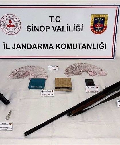 Sinop'ta uyuşturucu operasyonunda 2 kişi tutuklandı