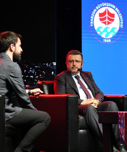Trabzon'da ramazan etkinlikleri kapsamında söyleşi gerçekleştirildi