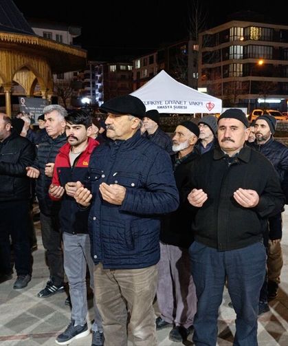 ABD ile İsrail'in İran'a yönelik saldırıları Amasya'da protesto edildi