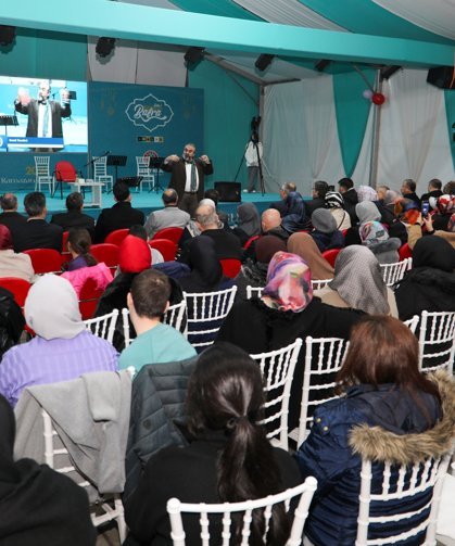 Bafra'da ramazan etkinlikleri kapsamında söyleşi düzenlendi