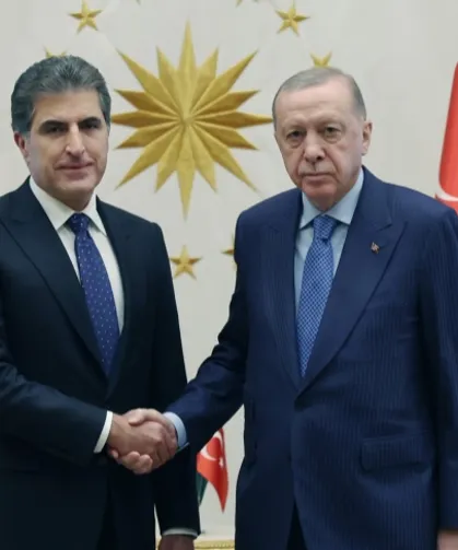 Cumhurbaşkanı Erdoğan, Barzani ile görüştü