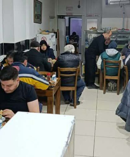 Dikmen'de esnaf iftarda bir araya geldi