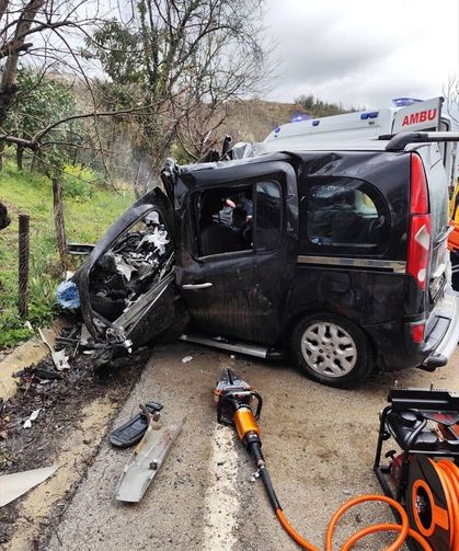 GÜNCELLEME - Ordu'da trafik kazasında 2 kişi öldü, 2 kişi yaralandı