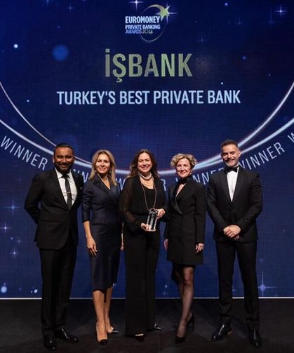 İş Bankasına 'Özel Bankacılık Alanında Türkiye'nin En İyi Bankası' ödülü