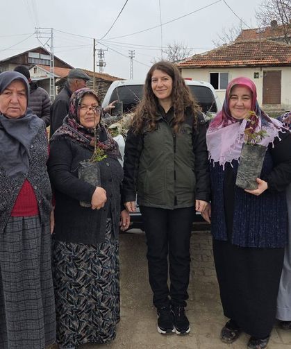 Karabük'te vatandaşlara 2 bin fidan dağıtıldı