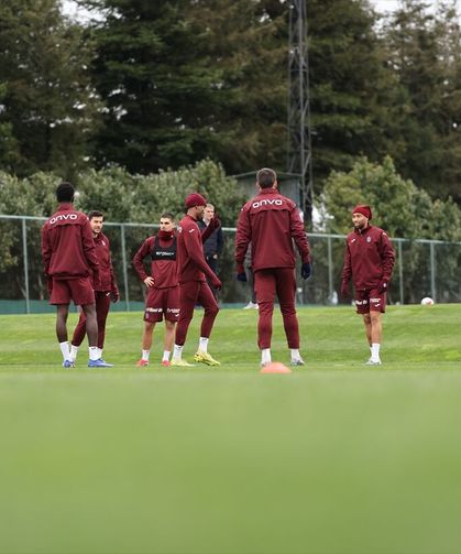 Trabzonspor, Galatasaray maçının hazırlıklarına devam etti