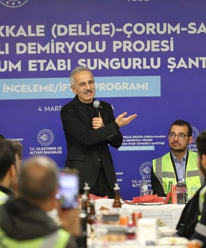 Ulaştırma ve Altyapı Bakanı Uraloğlu, Çorum'da konuştu: