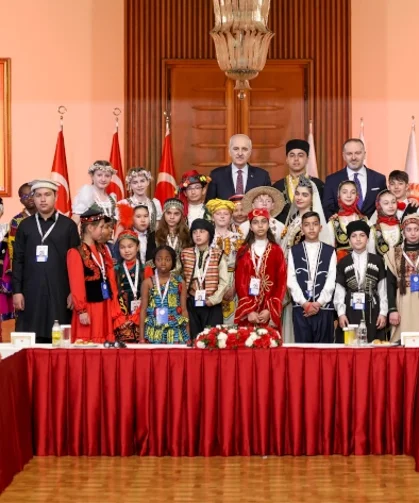 26 ülkeden dünya çocukları TBMM'de