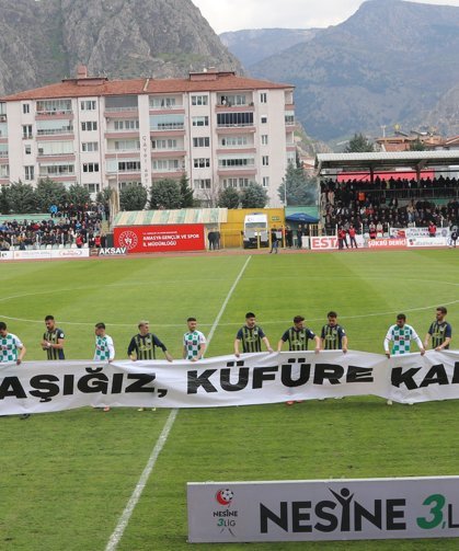 Amasyaspor, sahasında Fatsa Belediyespor'u 1-0 mağlup etti