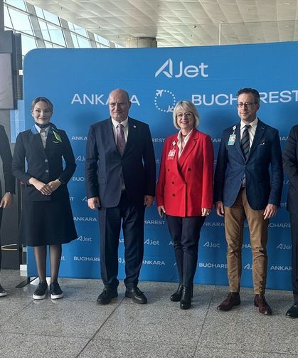 Ankara Esenboğa Havalimanından Bükreş'e direkt uçuşlar başladı