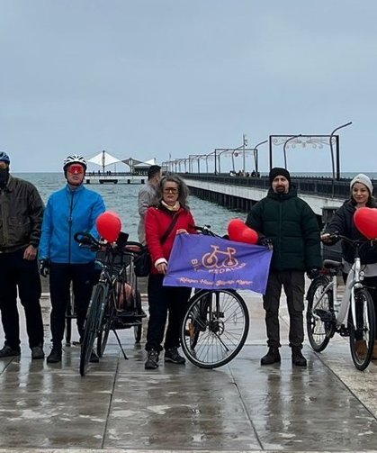 Bilge Pedallar kalp sağlığı haftasında sağlık için pedal çevirdi