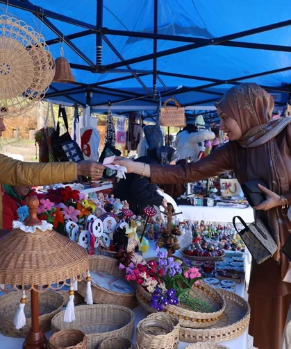 Kadın emeği Ormanya'da ziyaretçilerle buluştu