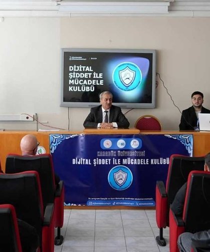 Karabük'te lise öğrencilerine 'Dijital Şiddetle Mücadele' semineri verildi
