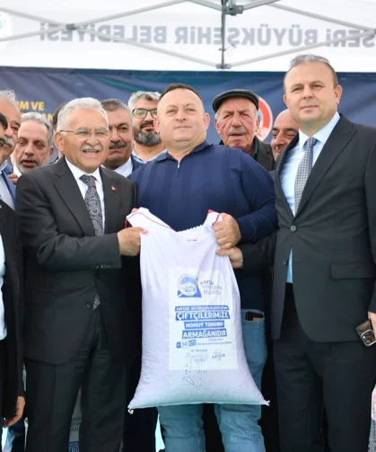 Kayseri Büyükşehir'den çiftçiye dev destek