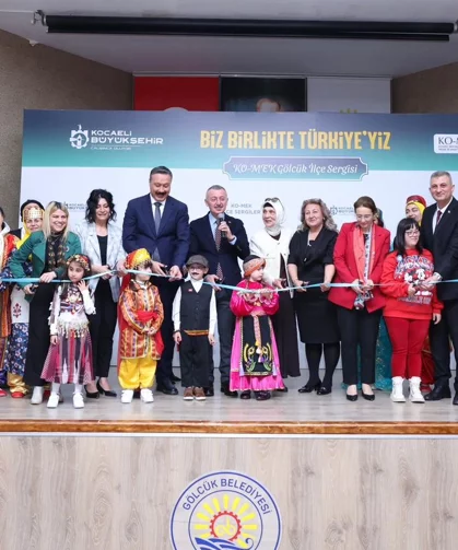 KO-MEK'in üçüncü sergisi Gölcük'te açıldı