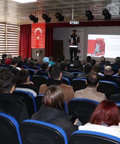 Küre'de uyuşturucuyla mücadele eğitimi gerçekleştirildi