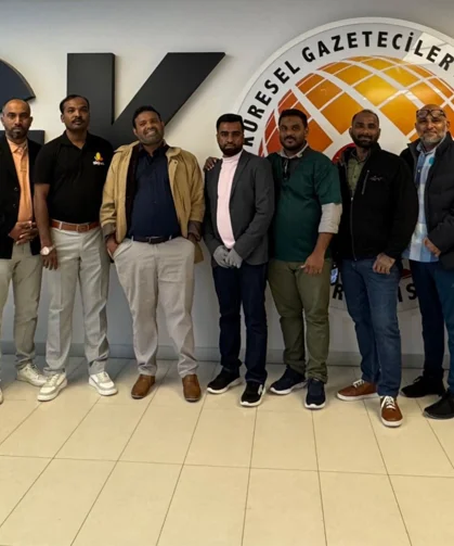 Sri Lankalı gazetecilerden KGK'ya ziyaret