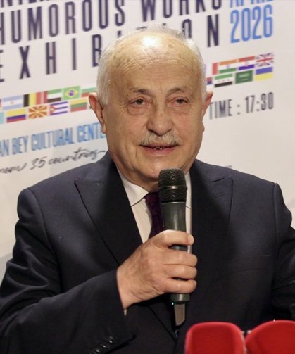 Trabzon'da '12. Uluslararası Görsel Mizahi Yapıtlar Sergisi' açıldı