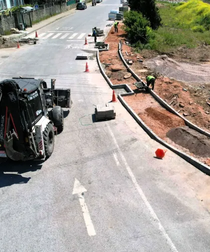 Kocaeli Başiskele'de trafik akışına yeni dokunuşlar