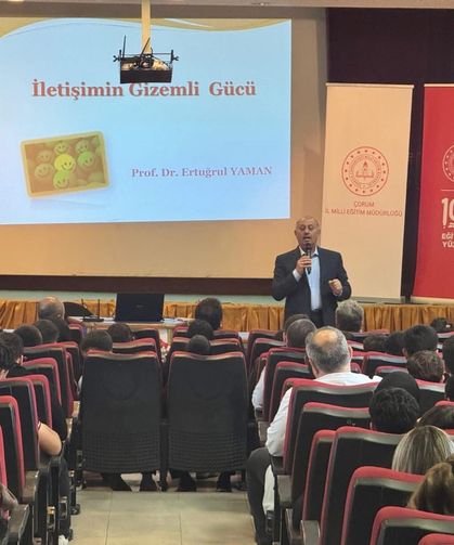 Çorum'da 'İletişimin Gizemli Gücü' konulu seminer düzenlendi