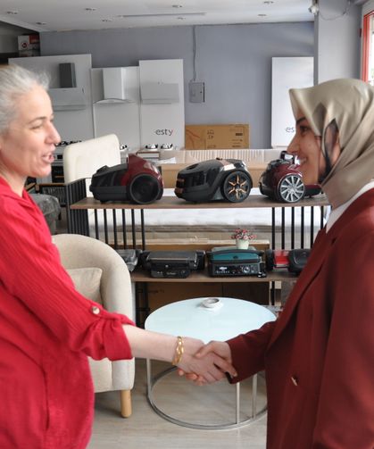 Gümüşhacıköy Kaymakamı Güneş'ten esnaf ziyareti