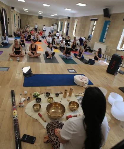 Kapadokya'da üç gün sürecek yoga festivali başladı