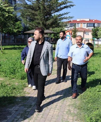 Vezirköprü'de 3 yeni park projesinde çalışmalar sürüyor