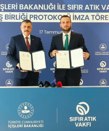 İçişleri Bakanlığı ile Sıfır Atık Vakfı arasında çevre için iş birliği protokolü