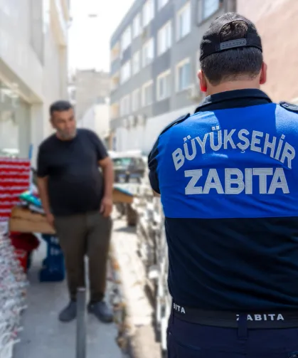 Kaldırım işgaline karşı sıkı denetim