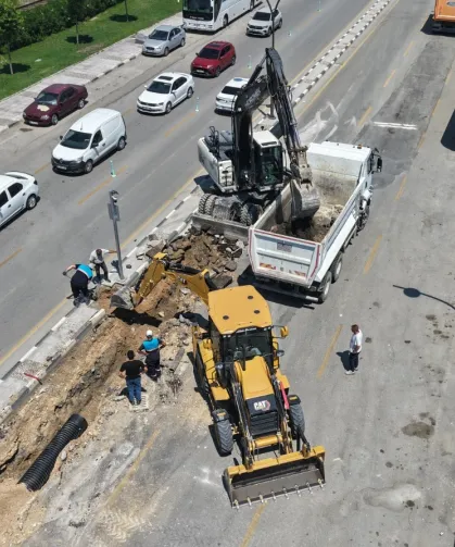 Manisa Cider Yolu'nda su baskınlarına kalıcı çözüm