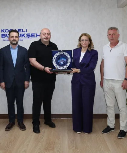 Gürcistan Kutaisi heyetinden Kocaeli Büyükşehir'e ziyaret