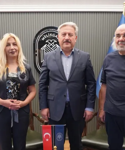 Kayseri Büyükşehir Gazeteciler Cemiyeti'nden Melikgazi'ye ziyaret