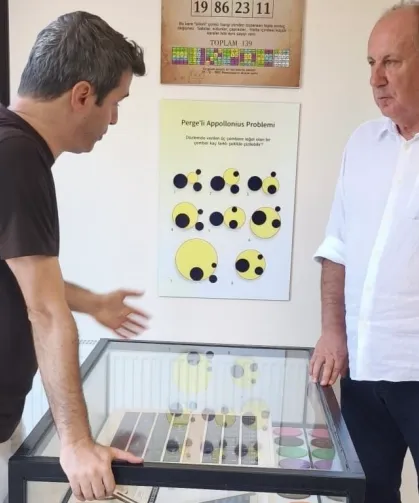 Muharrem İnce'den Bursa'da Matematik Müzesi ziyareti